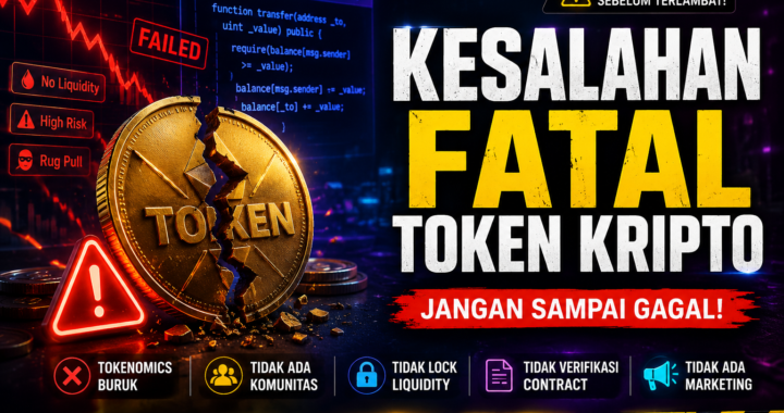 Kesalahan fatal saat membuat token kripto yang menyebabkan proyek gagal